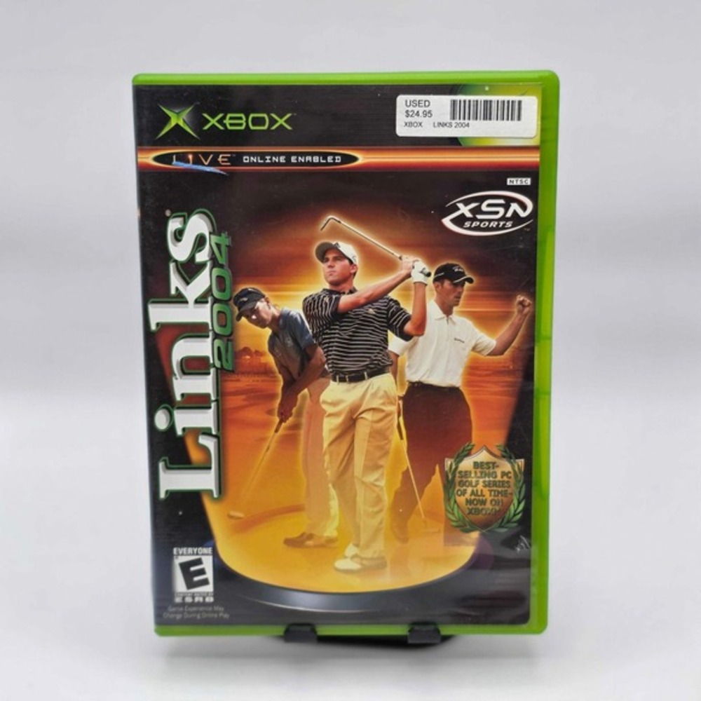 Links 2004 Golf Game Original‎ Microsoft Xbox - Complete CIB Tested Sports